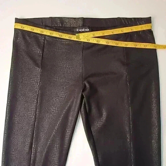 bebe Black Textured Leggings - Picture 7 of 12